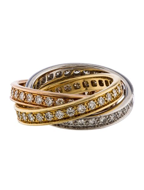 trinity ring cartier diamonds